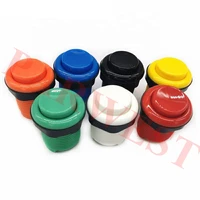 50pcslot 28mm mounting hole arcade momentary concave game push button with built in microswitch for arcade game machine