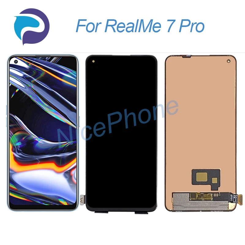ЖК-экран и сенсорный дигитайзер для RealMe 7 Pro 2400*1800 RMX2170, ЖК-экран для RealMe 7 Pro