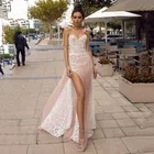 Свадебные платья LORIE на тонких бретельках с разрезом по бокам, свадебные платья разных цветов, свадебные платья