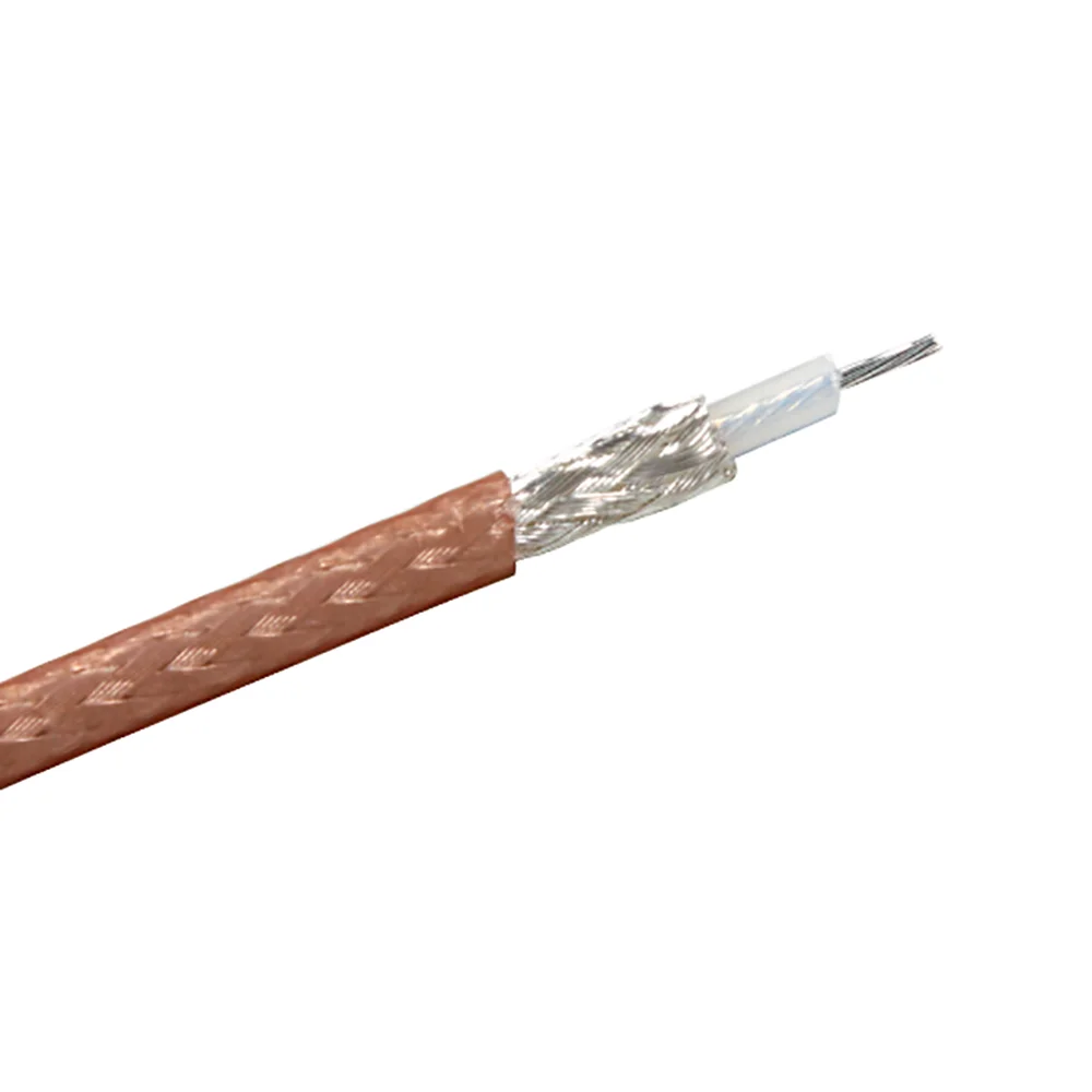 1Meter RG316 cable RF coaxial 2.5mm 50 Ohm Low Loss for crimp connector | Connectors