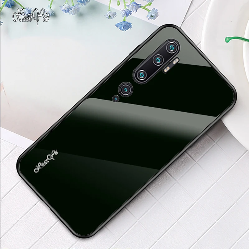 Чехол ZROTEVE для Xiaomi Mi Note 10 чехол с градиентным стеклом Pro из закаленного стекла Xiomi