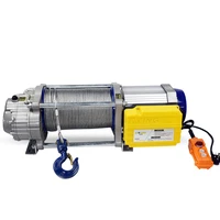 wireless remote control 2500kg 3000kg kcd industrial wire rope hoist electric winch 380v