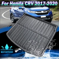 for honda crv cr v 2017 2018 2019 2021 2020 upper position rear boot cargo liner trunk mat floor tray luggage mud kick carpet