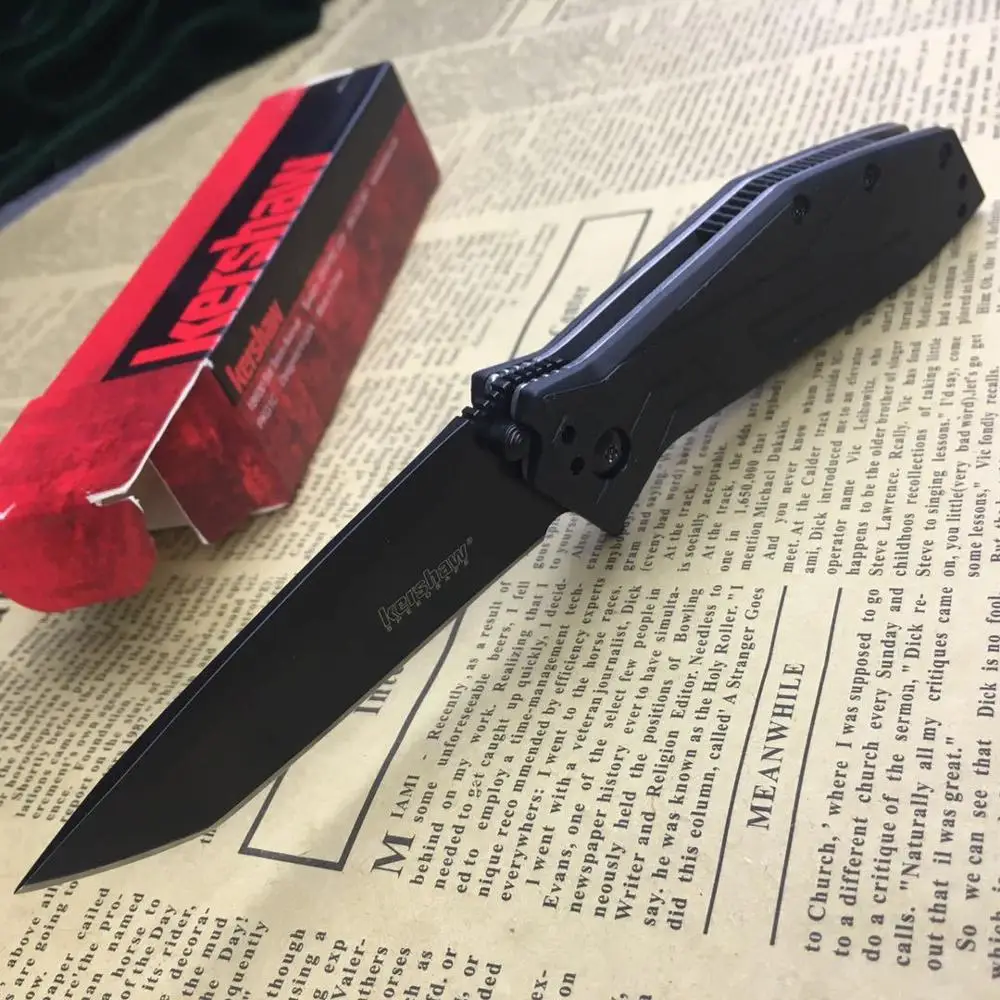 Складной нож Kershaw 7CR13MOV лезвие G10 Карманный открытый кемпинг охотничий