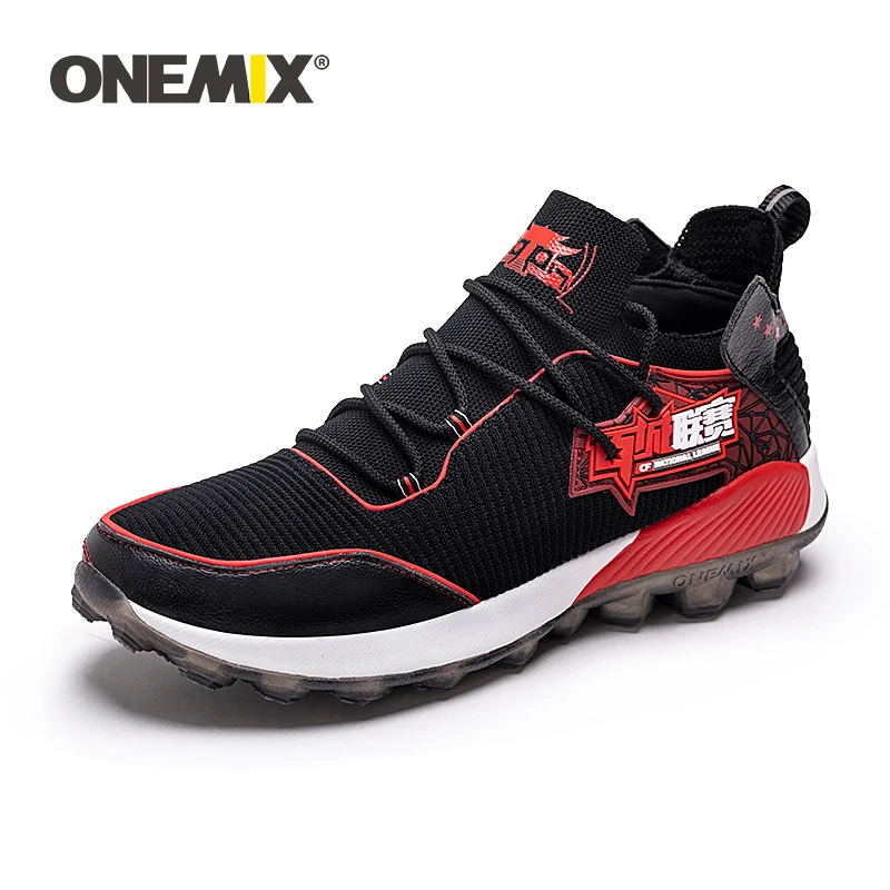 ONEMIX Non-slip Air Cushion Sport Shoes for Men Marathon Professional Running Shoes Outdoor Breathable Trianers Sneakers Women