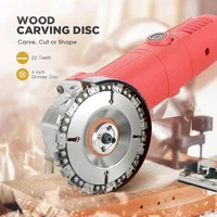 22 teeth mill chain wheel circular saw blade 45 inch for angle grinder wood carving cutting disc power tools dropshipping