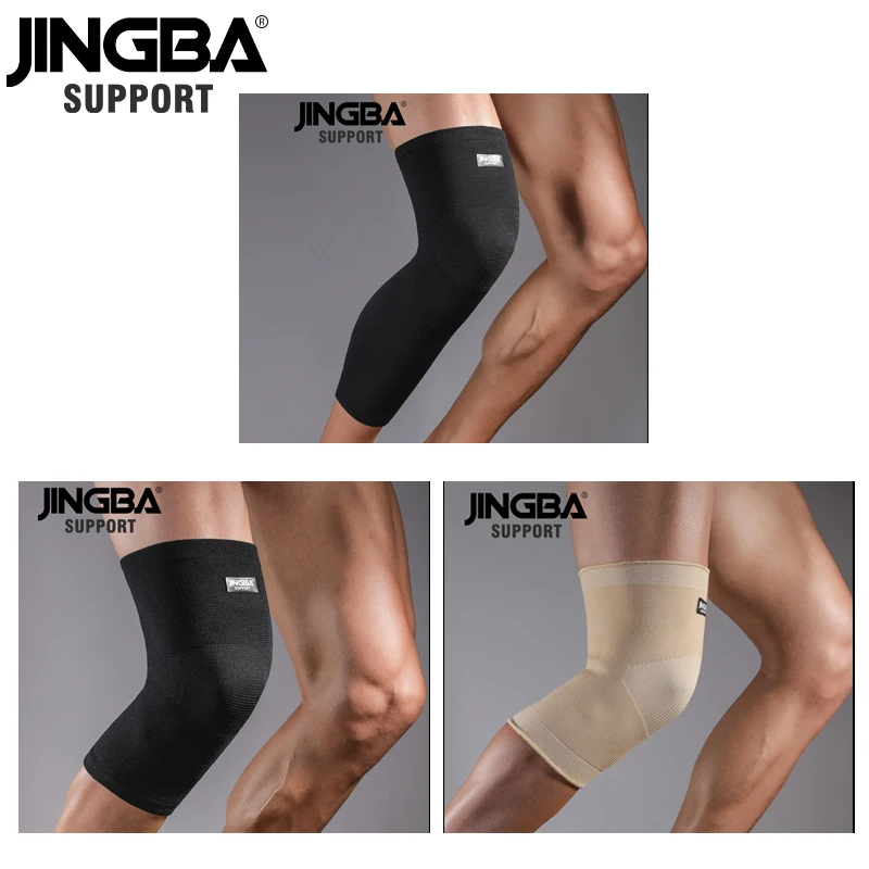 JINGBA поддержка 1 шт. спортивные наколенники Эластичный компрессионный рукав для