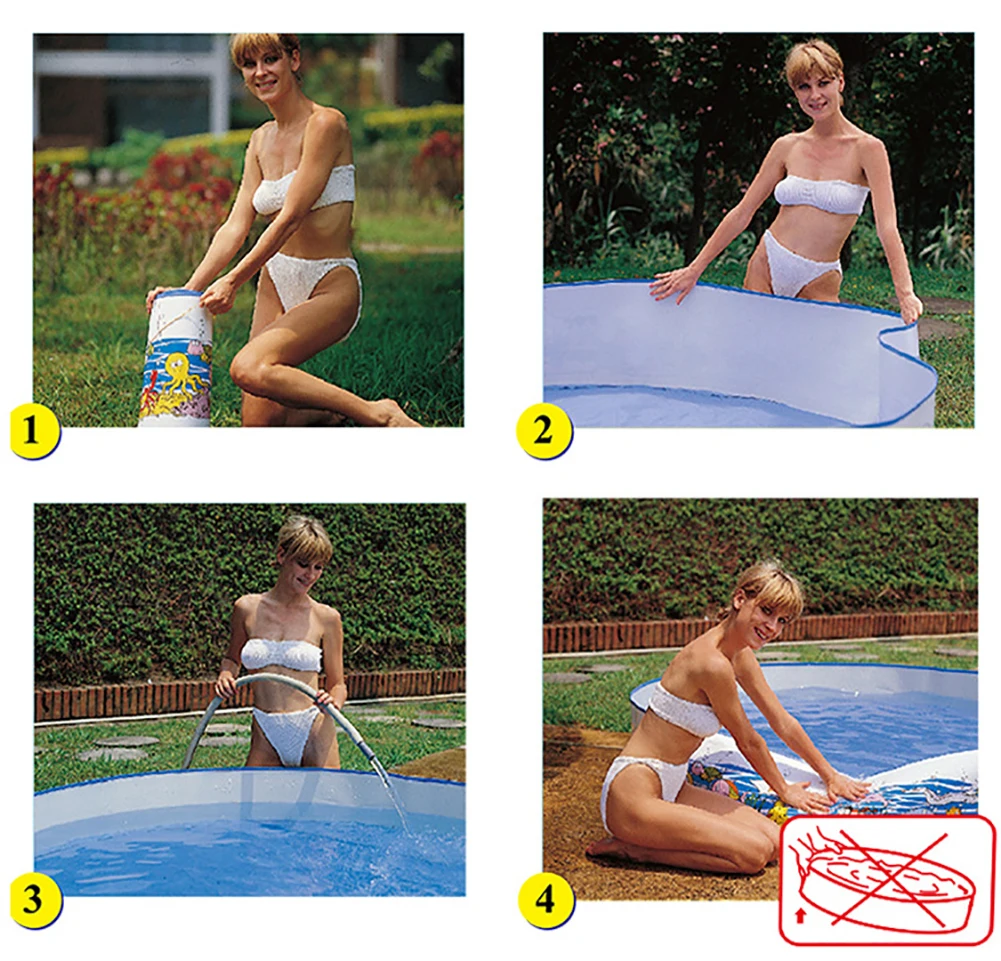 Открытый круглый детские игры воды плавательного Бассеина летнее платье для