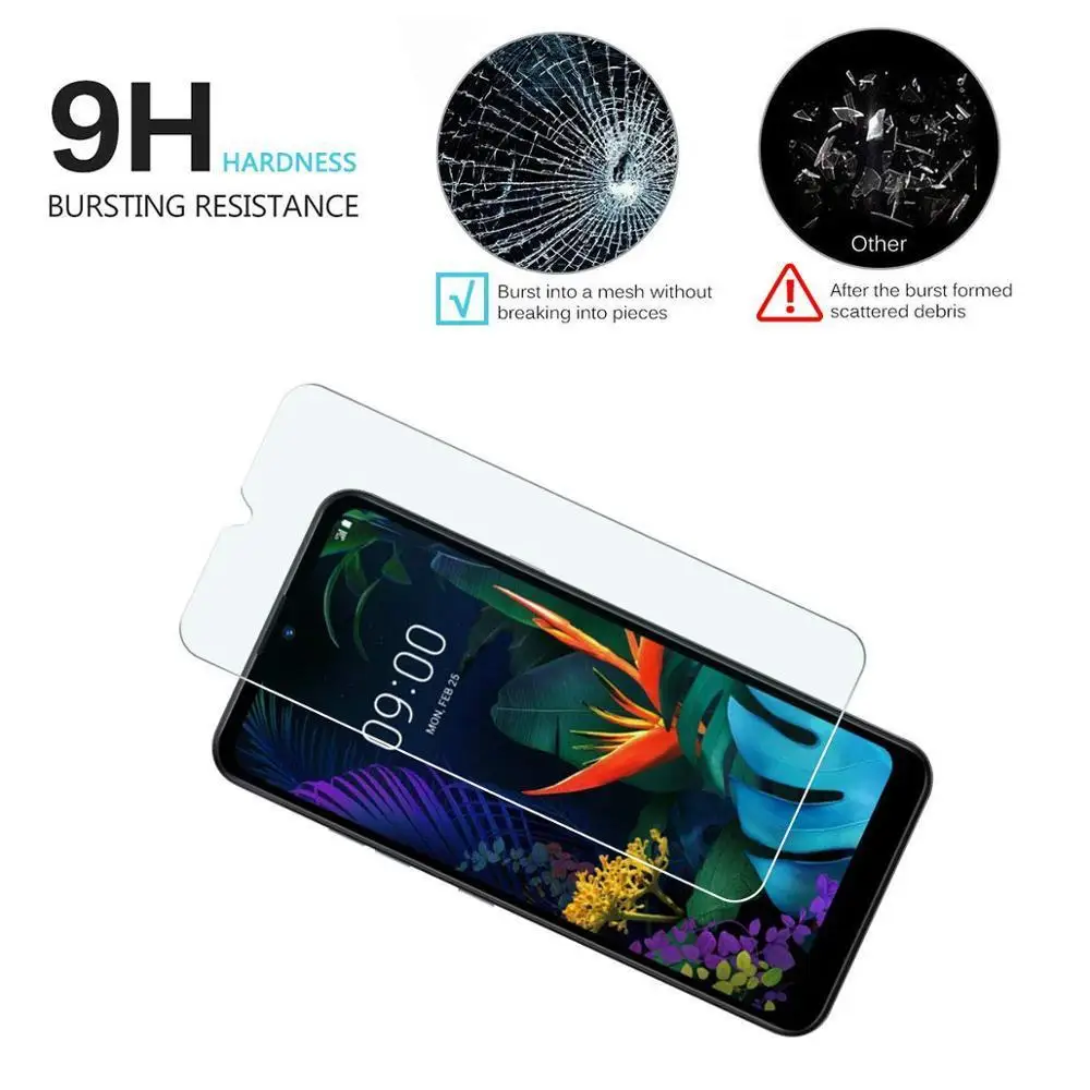 С уровнем твердости 9H Экран протектор Стекло для LG Q60 2019 закаленное K11 K9 G8S thinq V50 V40