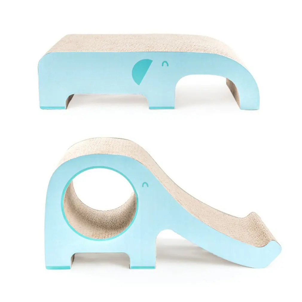 

Cat Scratch Board Elephant Shape Cat Toy Durable Pet Scratcher Corrugated Paper Pad Bed Mat Claw Grinder Cat Sofa Toy