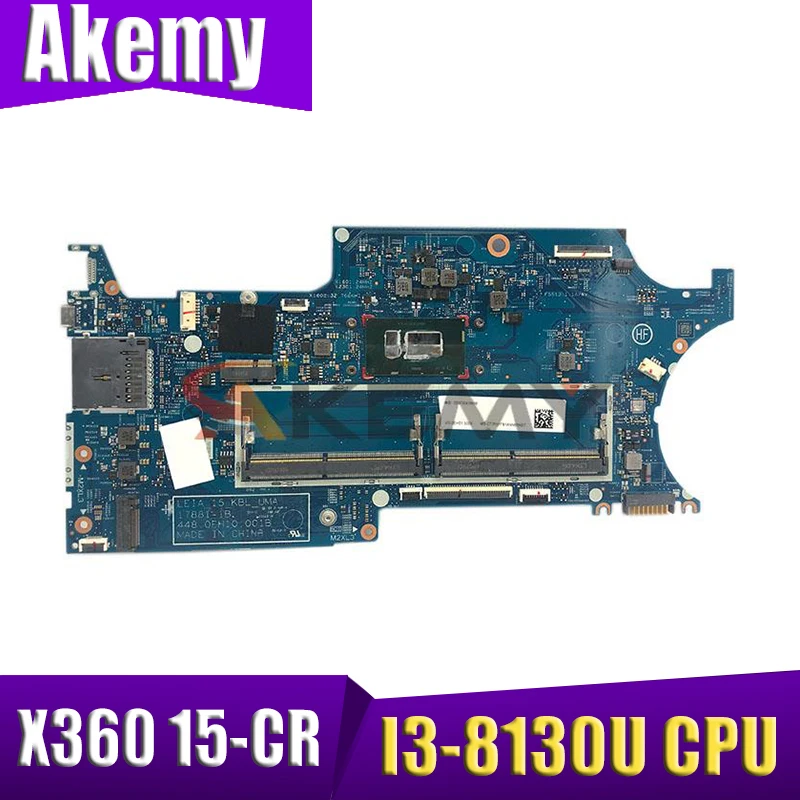 

Материнская плата для ноутбука HP Pavilion X360 15-CR 15-CR0053WM, L20847-601 I3-8130U CPU 17881-1B 448.0EH10.001B DDR4 100% протестирована