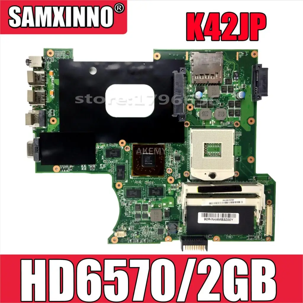 Akemy K42JP K42JA материнская плата для ноутбука Asus K42JV REV 2 0 оригинальная HD6570/2GB |
