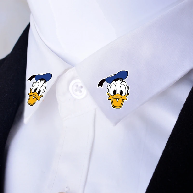 Заколка на лацкан Микки Маус и Дональд Дак | Украшения аксессуары