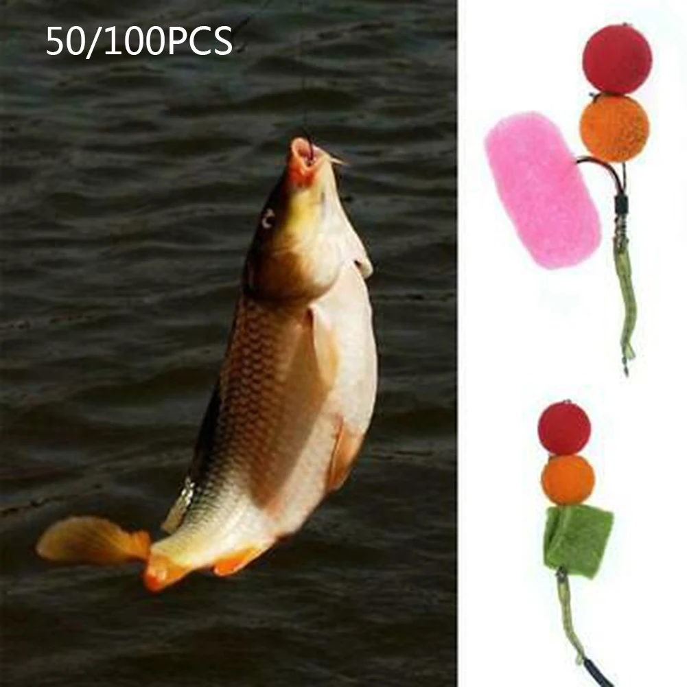

50pcs/lot PVA Carp Fishing Bags Quick Water Soluble Baits Bag For Solid Bait Fishing Lure Tackle Accessories