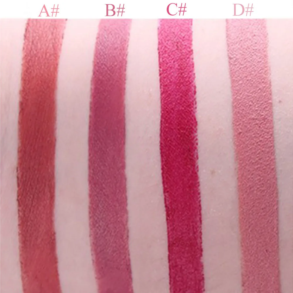 Сексуальная двухсторонняя подводка для губ Водонепроницаемая долговечная