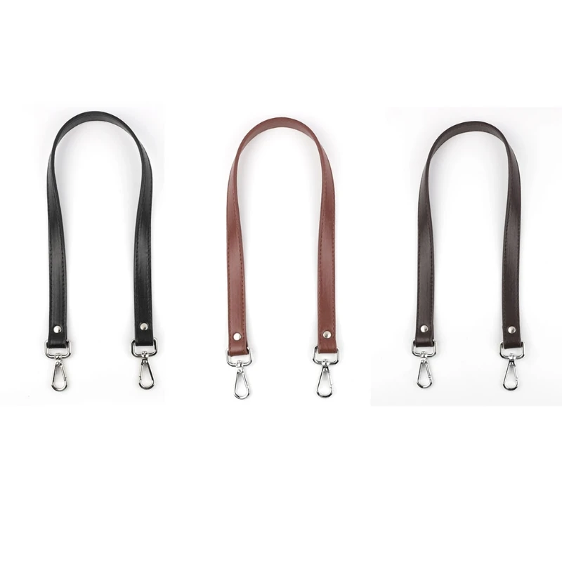 

PU Leather Handbag Shoulder Strap Replacement with Gold Metal Swivel Hooks X5XA