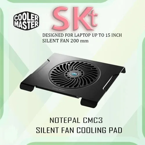 

COOLER MASTER NotePal CMC3 Silent 200mm Fan Laptop Cooling Pad For 11 to 15 Laptop Notebook