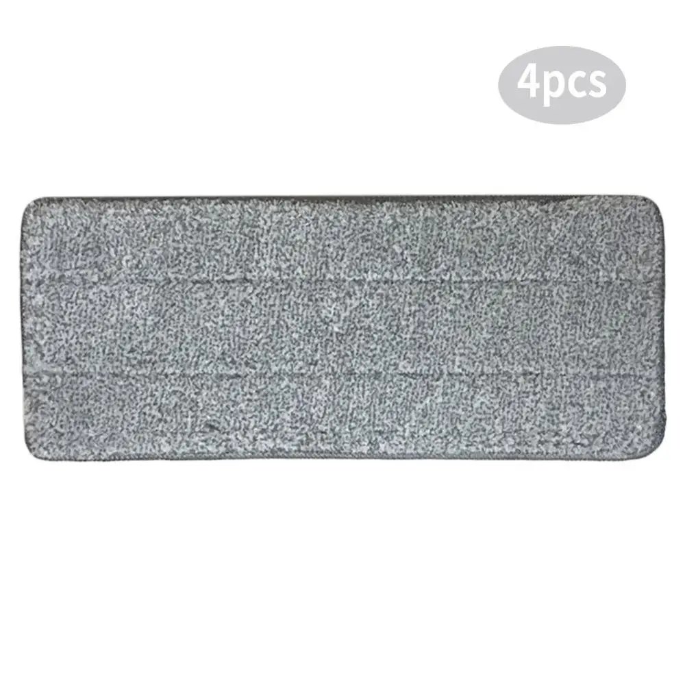 4pcs 4/6/10 салфетками из микрофибры для чистки оптических насадка на швабру для уборки из Кухня пол Чистка плоской швабры тряпка Ванная комната замены насадки для швабры бытовые чистящие средства - Цвет: 4pcs
