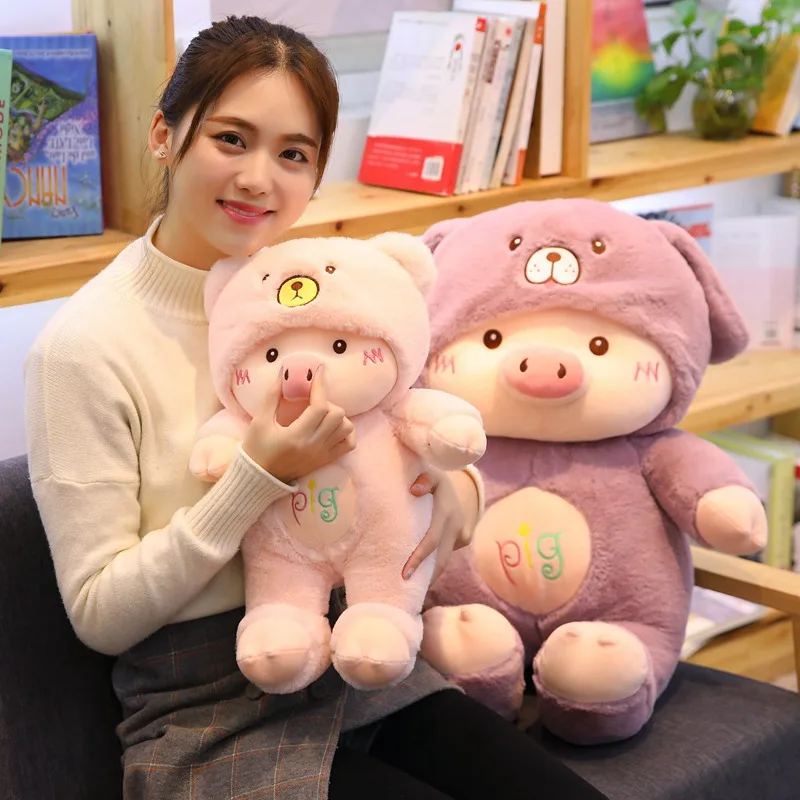 Новая полипропиленовая хлопковая кавайная свинка Перекрестная плюшевая игрушка