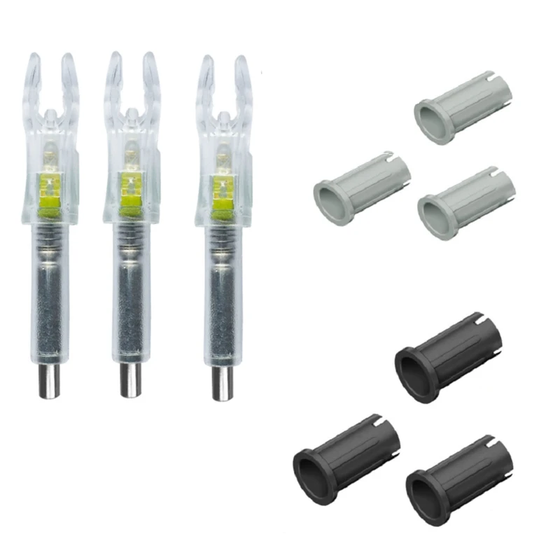 

Automatically LED Lighted Nock Fits G, X, and S Series Arrows with 4.2mm/165 Inside Diameter with Conversion Ring