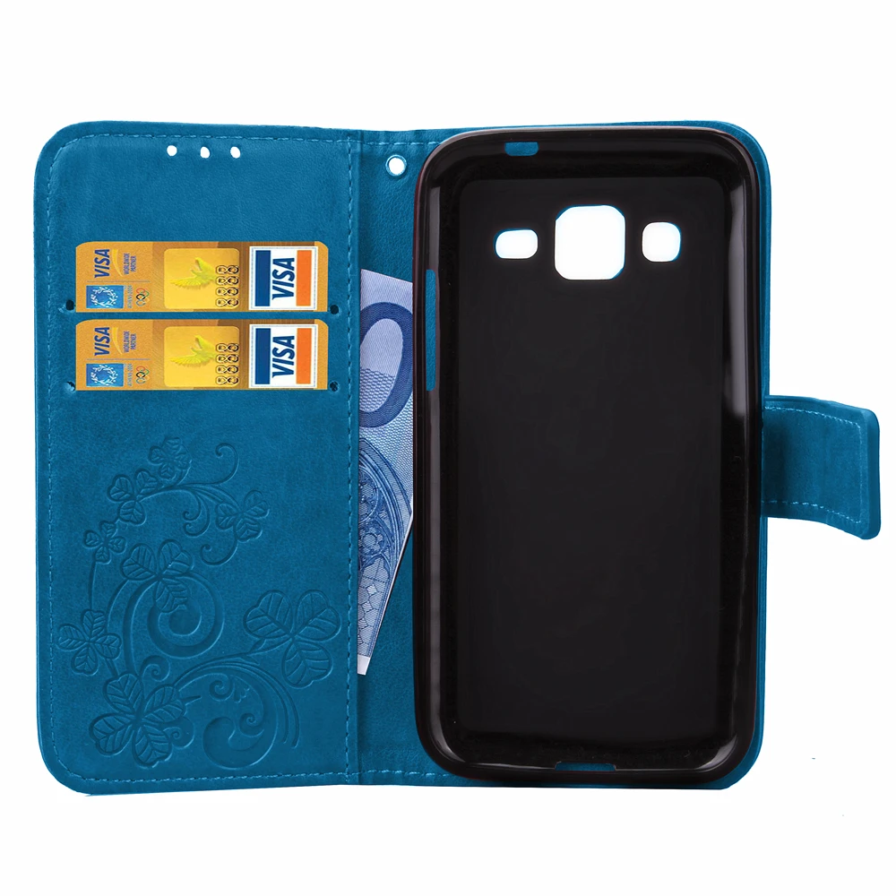Кожаный чехол-кошелек для Samsung Galaxy Core Prime G360 G360F G360H G361 G361F G361H чехол с откидной