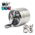 4-слойная мельница из цинкового сплава, металлическая сухая трава табак, мельница для сорняков, аксессуары для курения, мельница для конопляного перца, специй