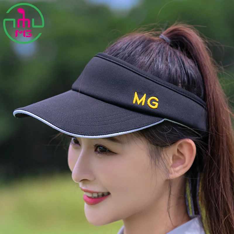 Multicolor MG New Ladies Golf Hats Women's Sun Hats Capless Tennis Caps Capless