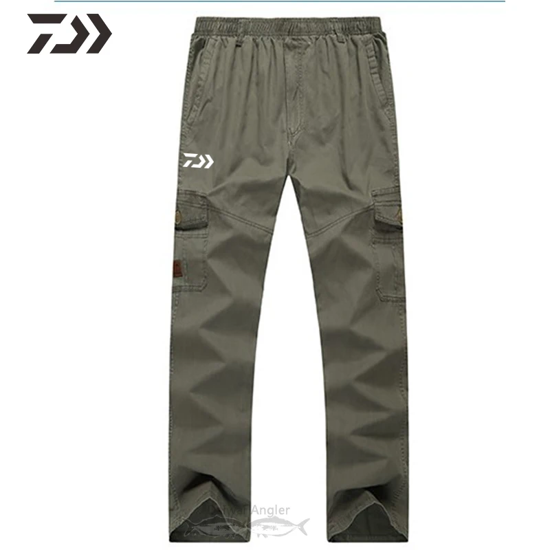 

Daiwa Pant Loose Spring Breathable Fishing Pants Men Casual Thin Solid Quick Dry Multi-Pocket Hiking Trousers Fishing Clothes