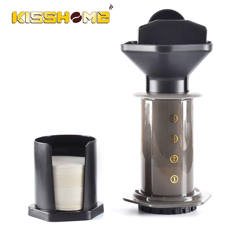 250 мл портативный ручной фильтр давления Кофеварка французский горшок с 350 шт.
