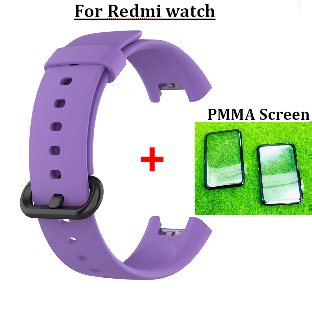 3D ПММА защитная пленка для экрана часов Realme ремешок смарт браслета сменный наручных 2 в 1 силиконовые