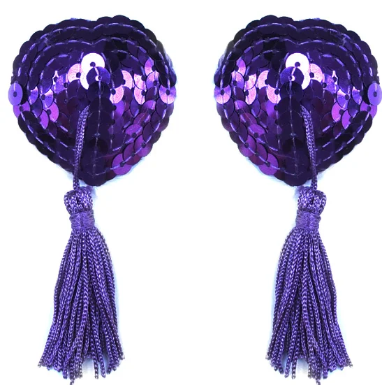 1 пара женские сексуальные блестящие Чехлы для сосков с кисточками наклейки