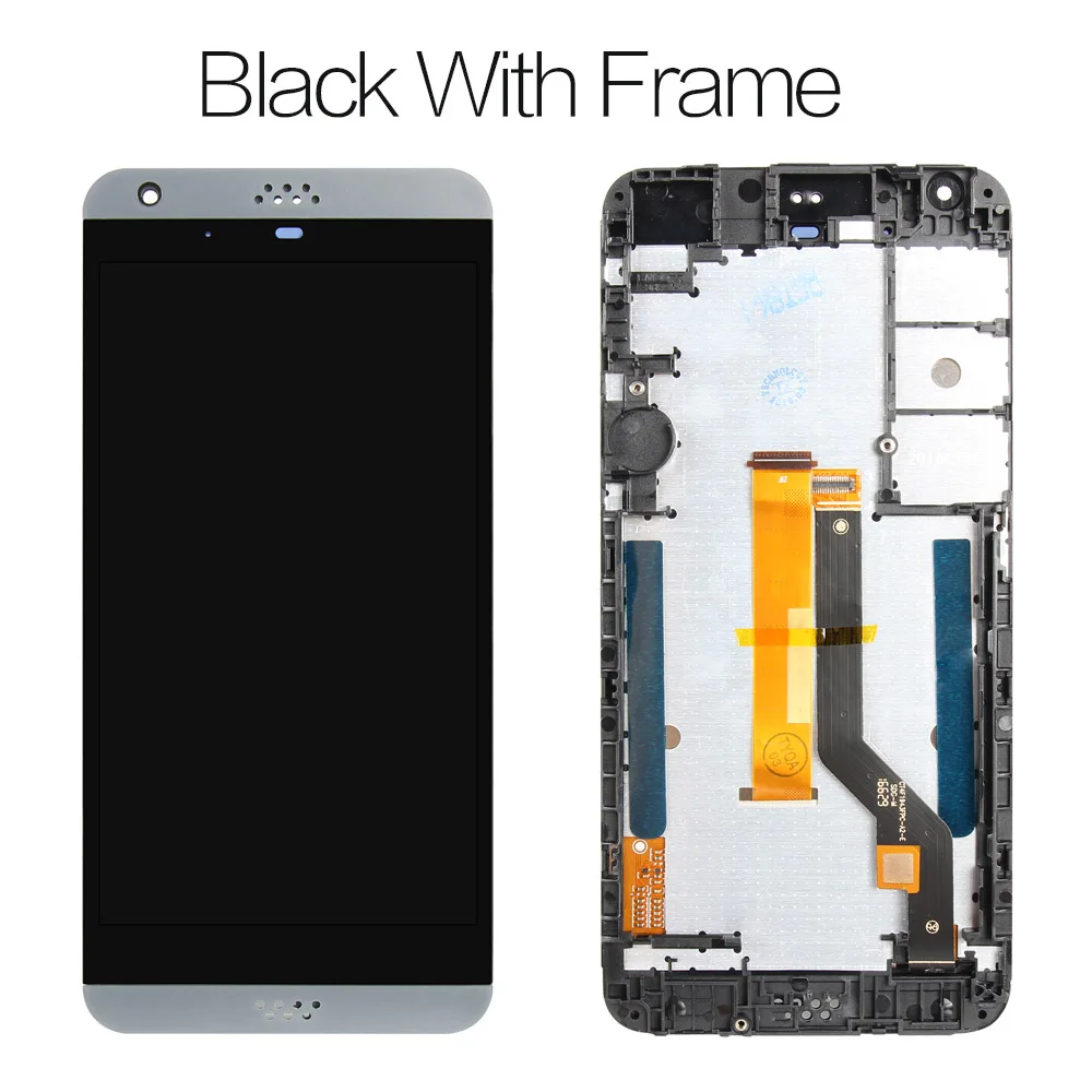 Black with Frame Srjtek 5,0 ''ЖК-дисплей для htc Desire 630 ЖК-дисплей сенсорный экран дигитайзер для Desire 630 D630 запасные части для ремонта ЖК-дисплея - Цвет: Black with Frame