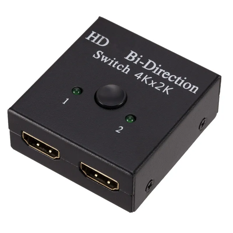 3D 4K Ультра Прозрачный 1 к 2 HDMI-совместимый переключатель для ПК компьютера HD ТВ