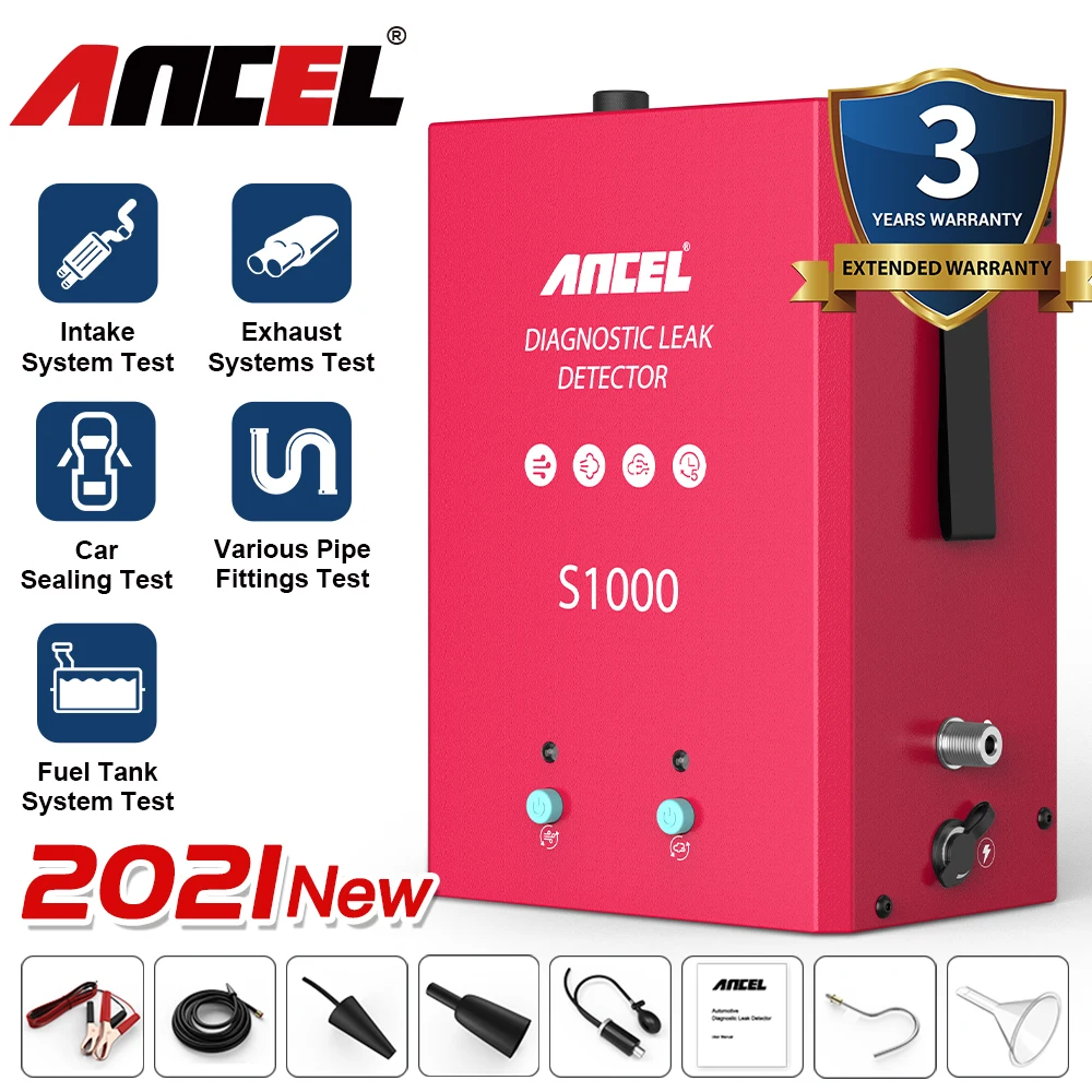 Детектор Утечки дыма ANCEL S1000 инструмент для диагностики автомобильных выхлопных