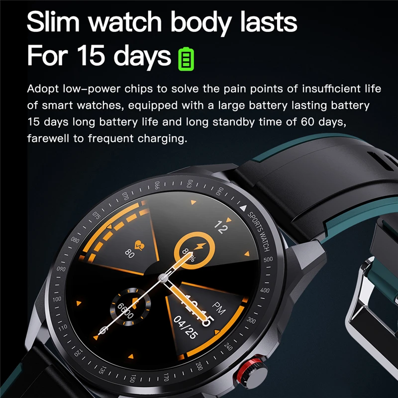 

New GPS Smart Watch SN88 Men DIY UI 60 Days Standby For Android IOS Bluetooth Sport IP68 Heart Rate Fitness Tracker Smartwatch