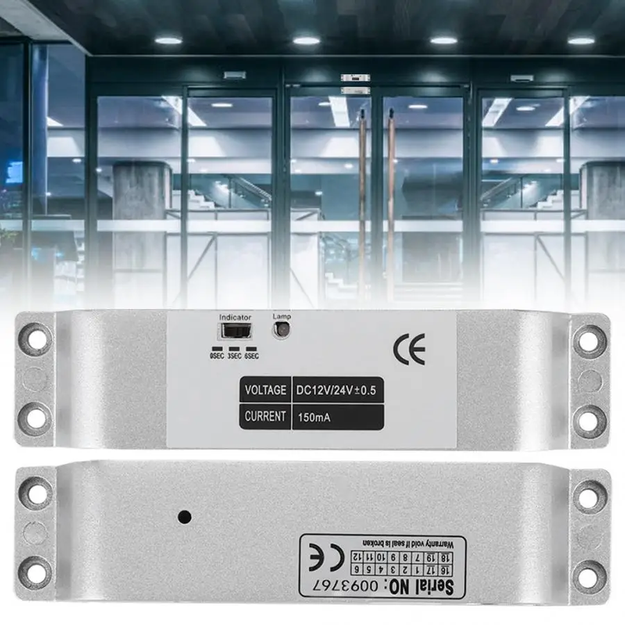 DC12V 1000KG Electric Magnetic Door Lock Induction Gate Entry Access Control for | Безопасность и защита