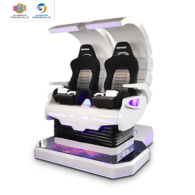 9D VR rotating chairs double player Virtual Reality Game | Coin Operated Games