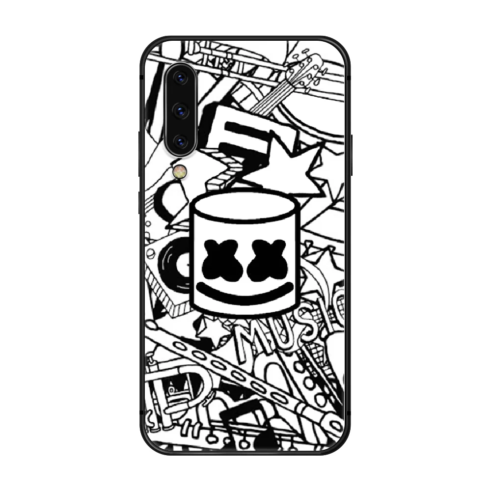 

DJ marshmello Doctom Phone Case Cover For Samsung Galaxy A10 A20 A30 E A40 A50 A51 A70 A71 J 5 6 7 8 S black cover soft