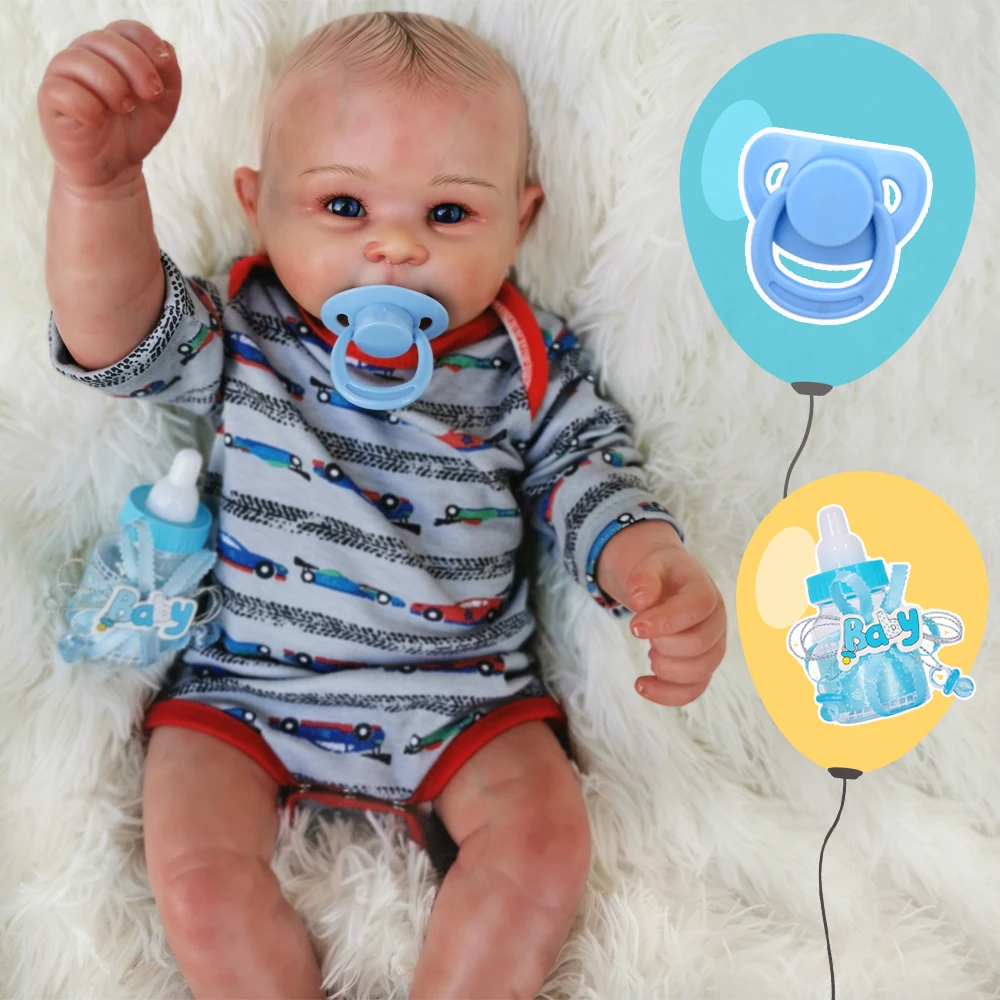 Reborn Baby Dolls Реалистичная богатая живопись 20 дюймов куклы живые Новорожденные