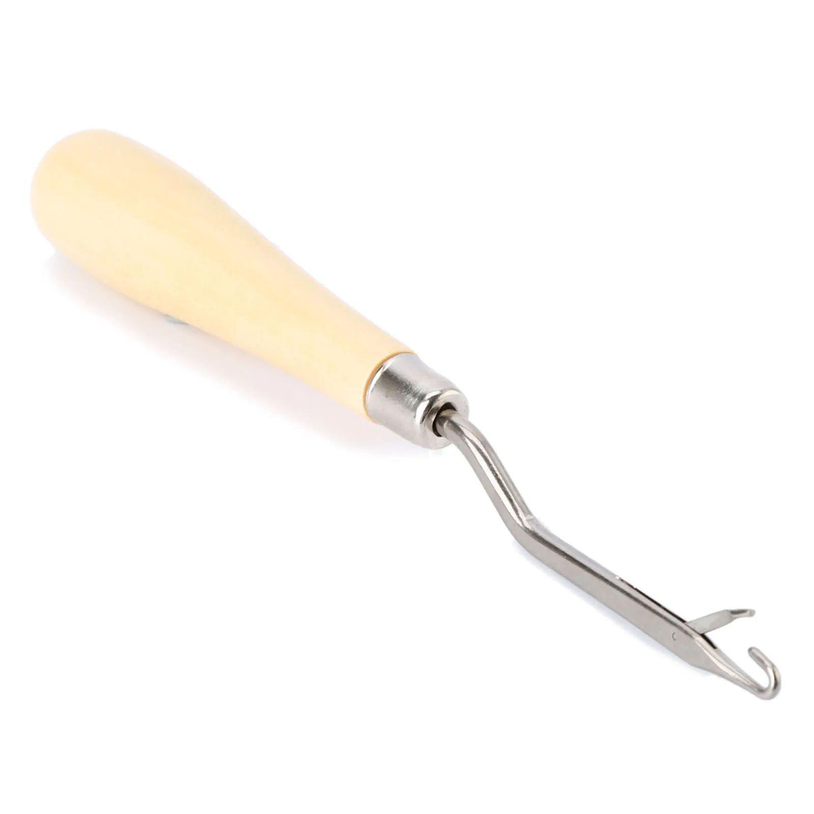 1 шт. деревянная ручка защелка крючок вплетаемые волосы иглы парики Вязание