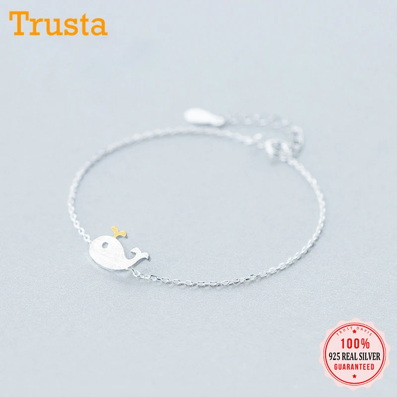Trustdavis 100% 925 цельное Настоящее серебро Модные женские ювелирные изделия проволока