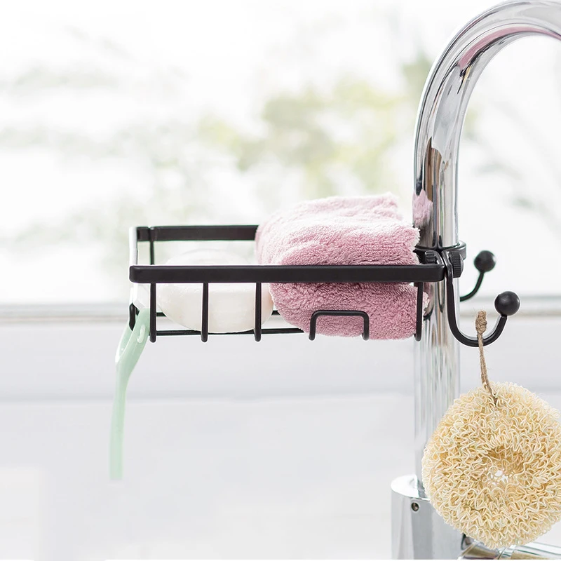 Promotion! Faucet Rack Sink Basket Storage Dish Sponge Soap Drain Shelf Holder | Дом и сад