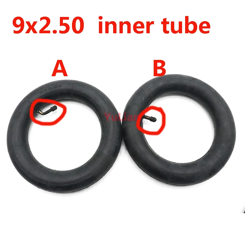 Бутиловая трубка 9x2 50 внутренняя подходит для мотоцикла скутера а складного