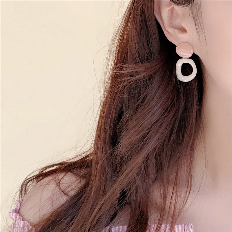 AOMU 1 пара 2020 корейский модный комплект для девочек с геометрическим принтом