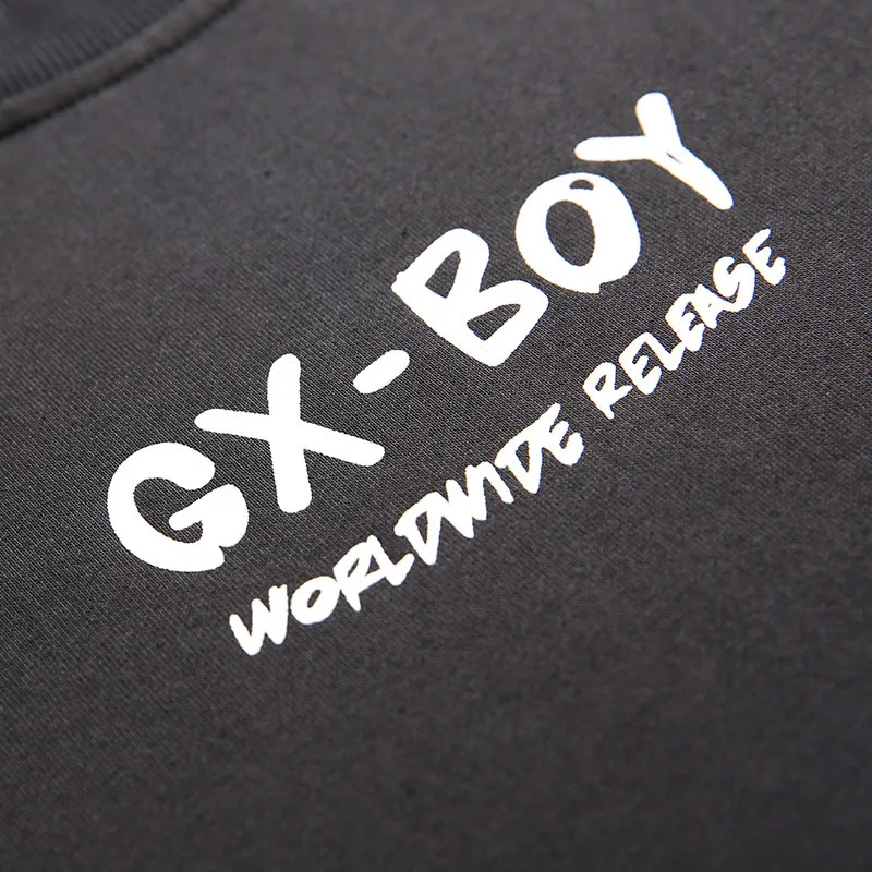 GXXH толстовки кофты мужские хип хоп Письмо печати водолазка пуловеры осень мода Harajuku Уличная Повседневная Толстовка 7XL