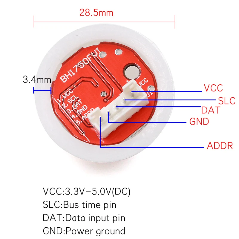 BH1750 BH1750FVI чип светильник интенсивность Модуль шарик для arduino|Запасные части| |
