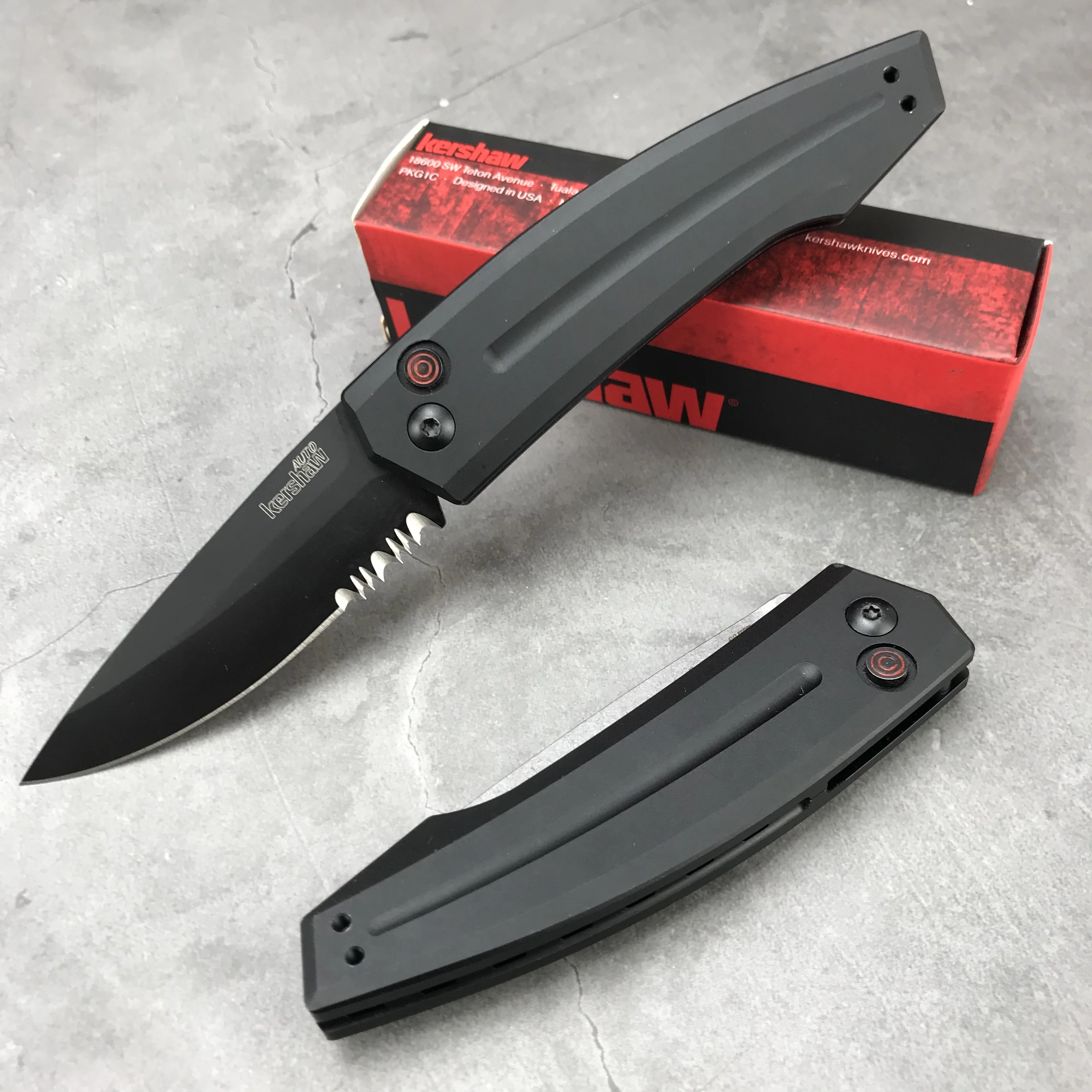 

Kershaw 7200 Tactical Knife Transverse Opening Knives Multifunctional Hunting Hiking Tools combat EDC