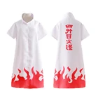 Накидка для косплея для взрослых Аниме Yondaime Hokage Namikaze униформа плащ шесть костюмов удзумаки плащ Мужская одежда для вечеринки