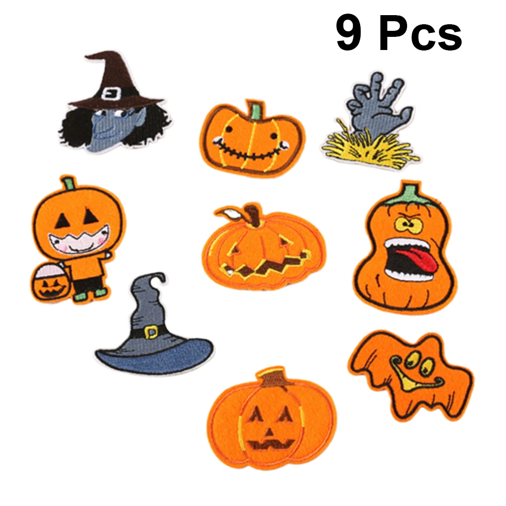 9 шт. вышивка аппликация клеящиеся нашивки для одежды DIY Наклейка куртки