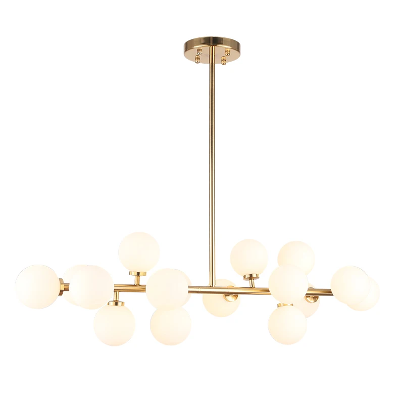 

Подвесная люстра в виде молекулы стеклянного шара